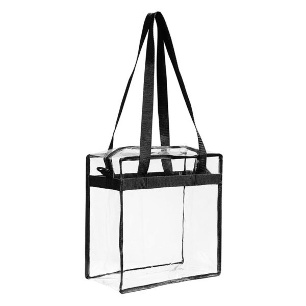 Clear PVC Tote Bag with Shoulder Strap