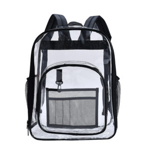 Multicoloured Clear PVC Backpack