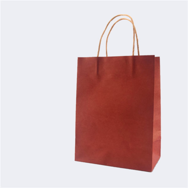 Multiple Colors Kraft Paper Shopping Bag