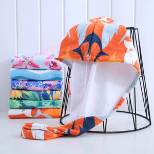 Custom Logo Microfiber Hair Drying Cap