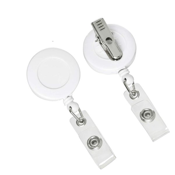 Custom Plastic Retractable Badge Reel With Metal Belt Clip
