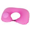 Custom PVC U Shaped Air Pump Inflatable Neck Pillow