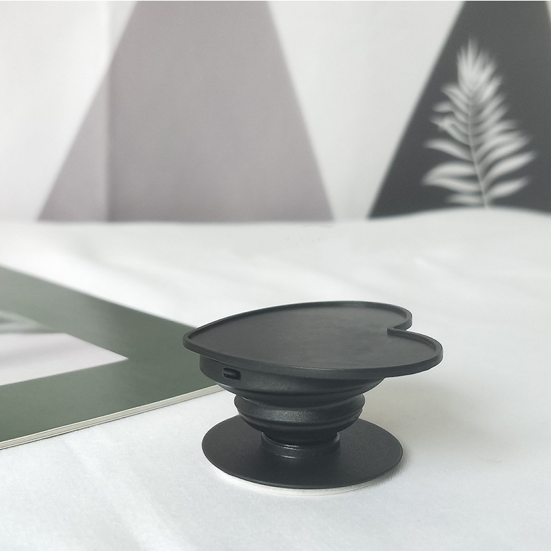 ABS Collapsible Heart Shaped Popgrip Phone Stand