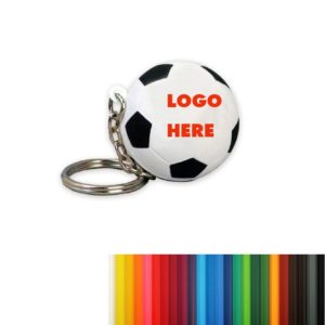 Soccer Ball Stress Reliever with Keychain