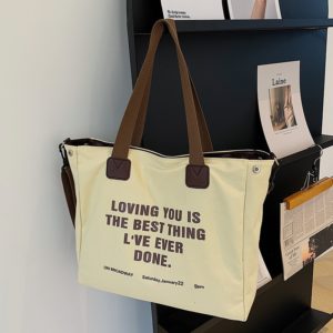 Custom Single-shoulder Canvas Tote Bag