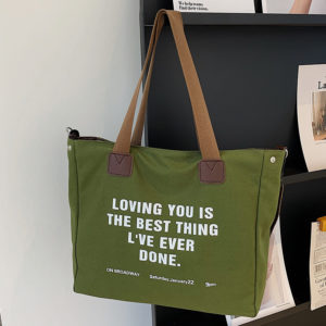 Custom Single-shoulder Canvas Tote Bag