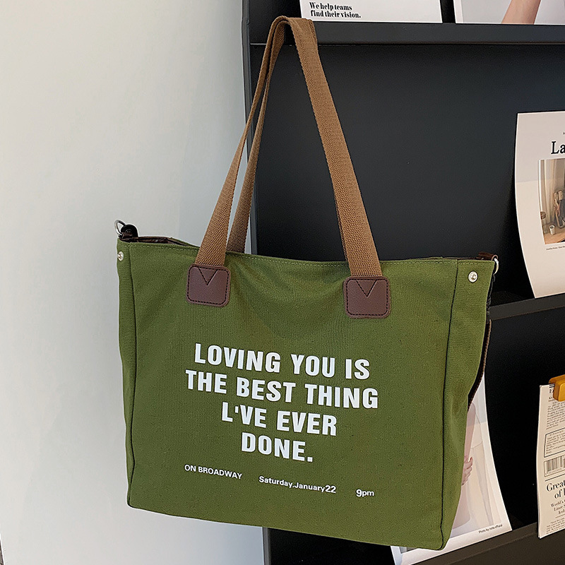 Custom Single-shoulder Canvas Tote Bag