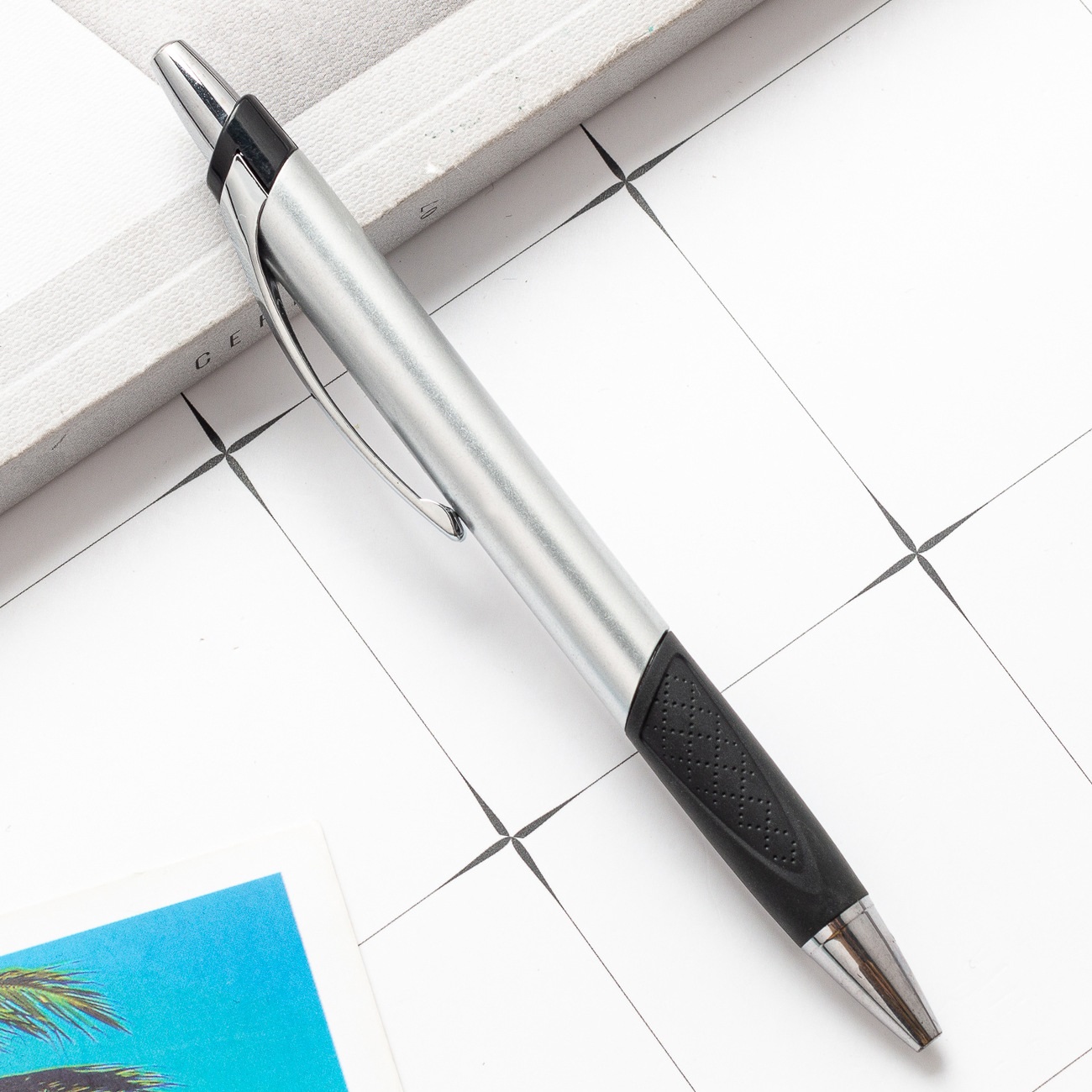 Plastic Promotional Ballpoint Pen Accept Customized Logo