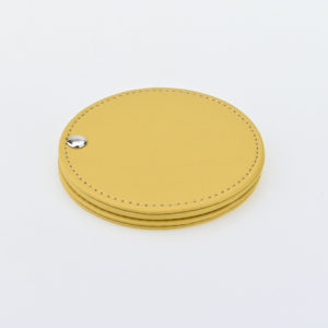 Rotatable Double Sided Leather Mirror