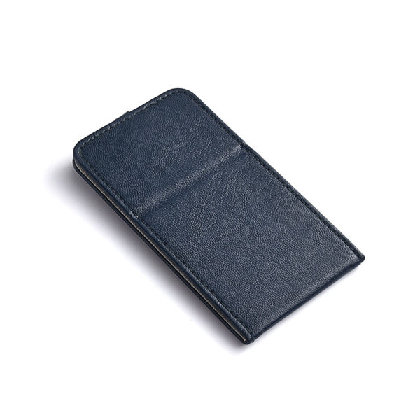 PU Leather Folding Cosmetic Mirror with Custom Logo