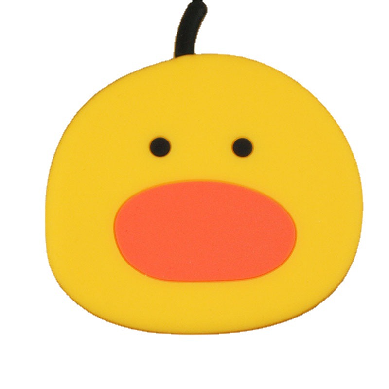 Custom Compact Soft PVC Mirror of Cartoon Character Shape