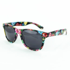 Malibu Sunglasses with Customized Imprint on Clear Frame