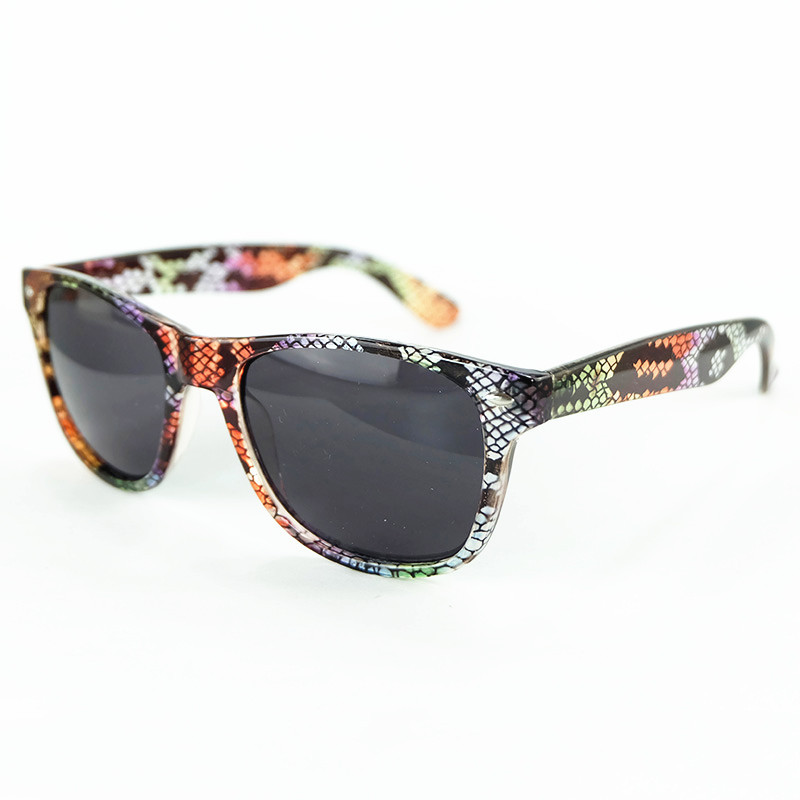Malibu Sunglasses with Customized Imprint on Clear Frame