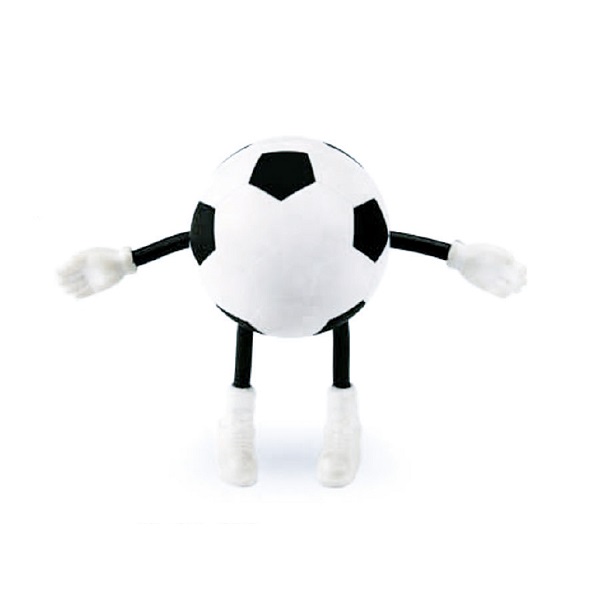 Standing Soccer Stress Ball Figure