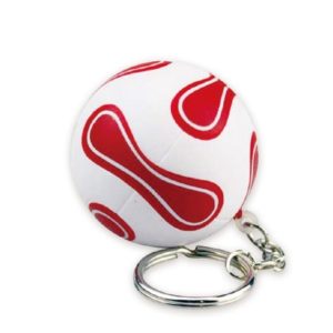 World Cup Imprint PU Soccer Stress Ball With Keychain