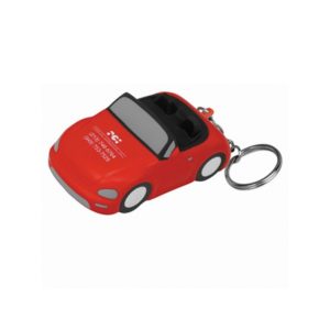 Convertible Car Shaped Stress Ball with Keychain