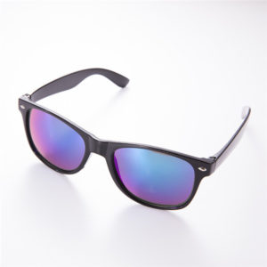 Classic Neon Sunglasses with Mirrored Lens