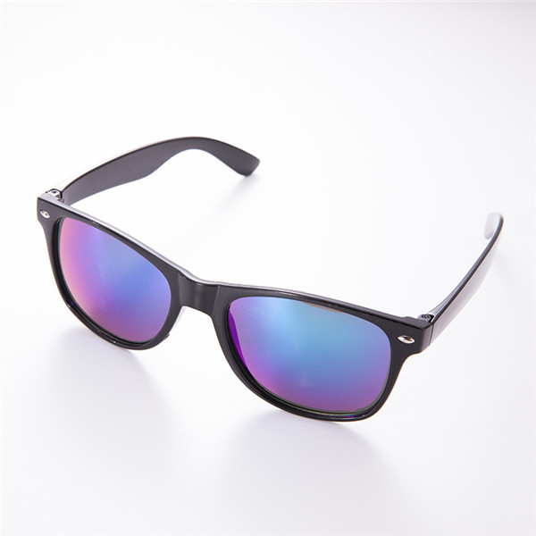 Classic Neon Sunglasses with Mirrored Lens