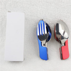Foldable Camp Utensils Spoon Spork