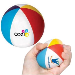 Beach Ball Shaped Stress Ball