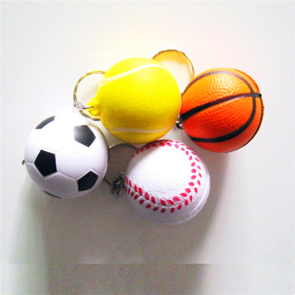 PU Basketball Football Volleyball Keychain