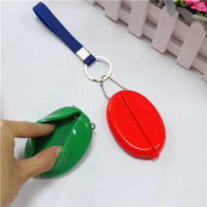 Silicone Coin Purse With Keyring