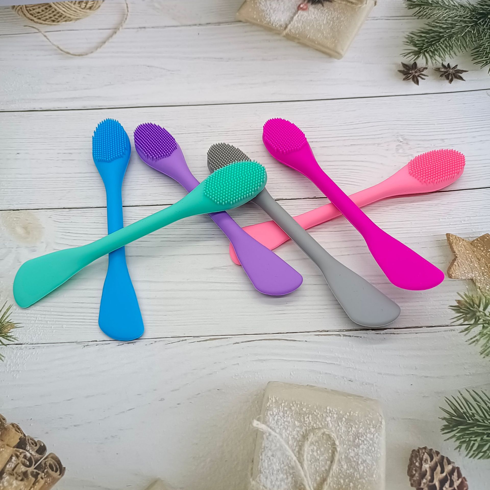 Multi-function Silicone Mask Brush With Logo