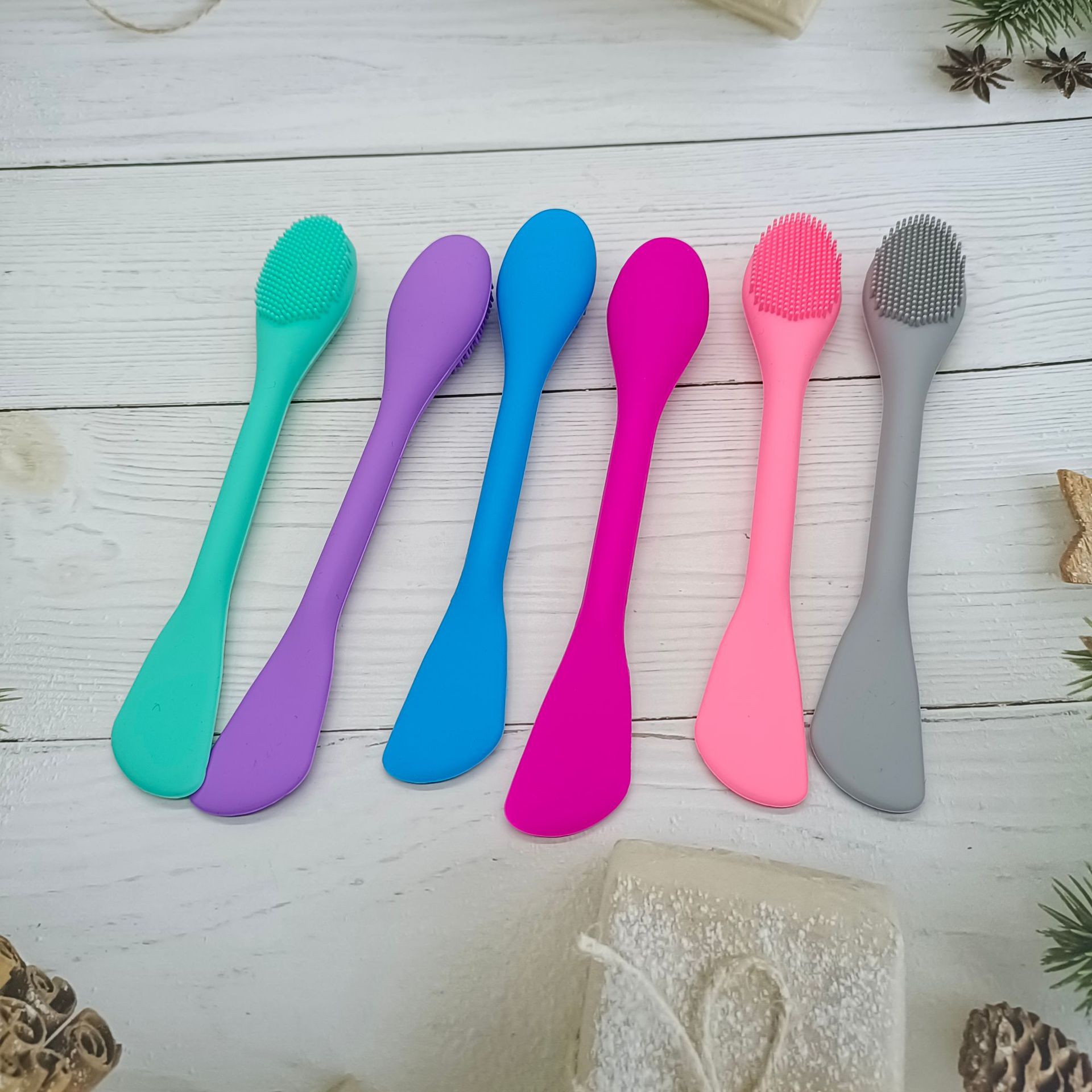 Multi-function Silicone Mask Brush With Logo