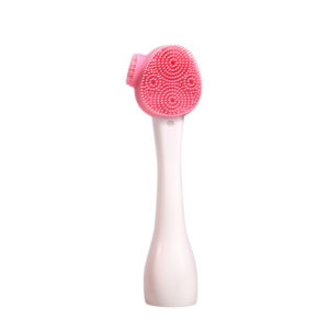 Multi-function Silicone Face Massage Brush With Long Handle