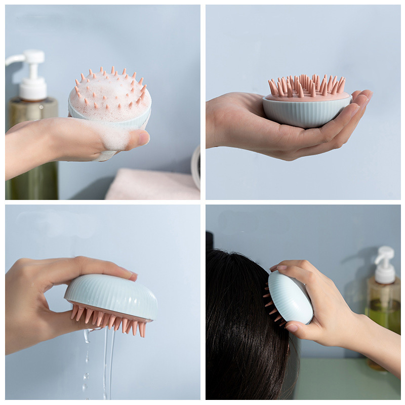 Silicone Sclap Massage Washing Brush With Logo