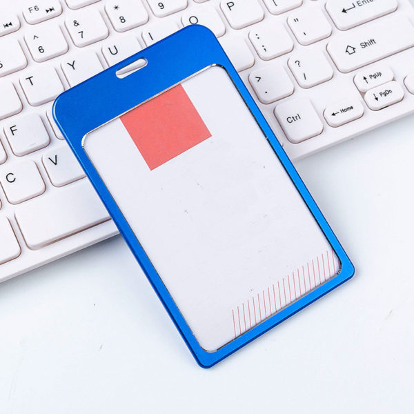 Aluminum Alloy Hard Card Sleeve With Lanyard