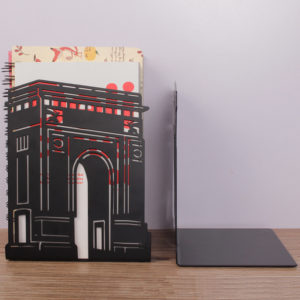 Carved Custom Shaped Metal Bookend