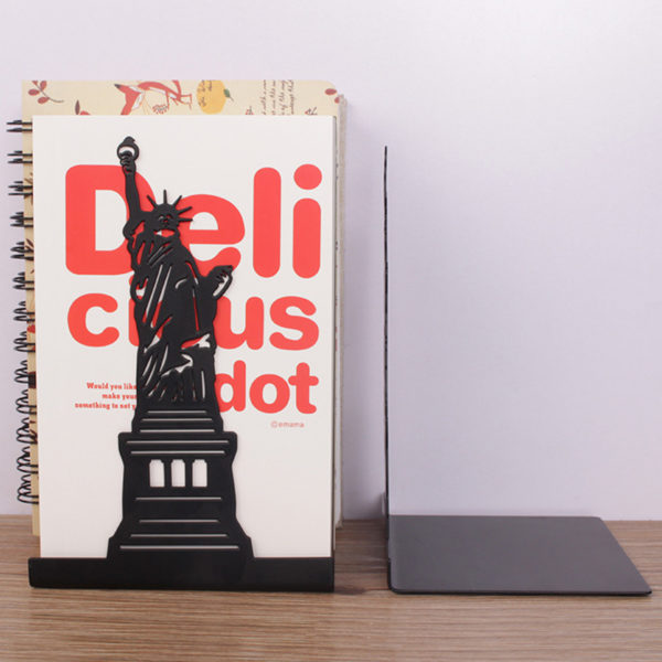 Carved Custom Shaped Metal Bookend