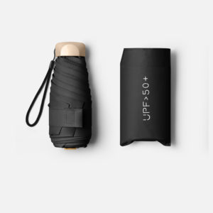 Pocket Umbrella With Gold Handle