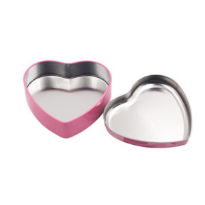 Full Color Heart Shaped Tin
