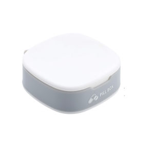 Portable 4-Compartment Pill Box With Logo