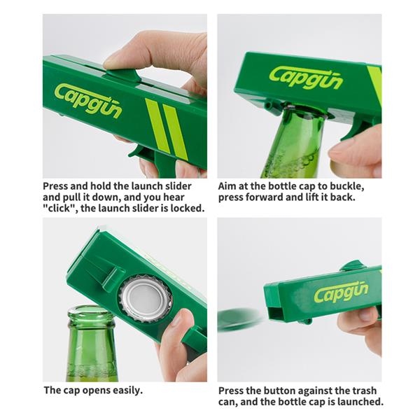 Bottle Cap Ejection Bottle Opener
