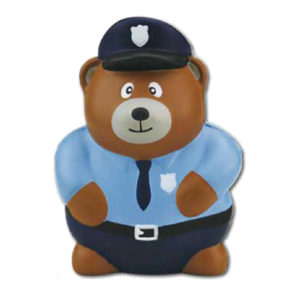 Police Bear Stress Ball