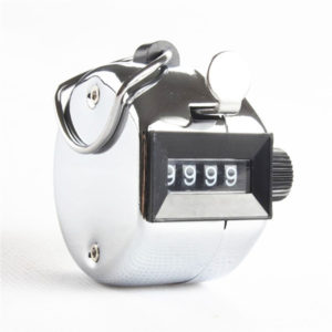 Classical Metal Handheld Tally Counter 4-Digit