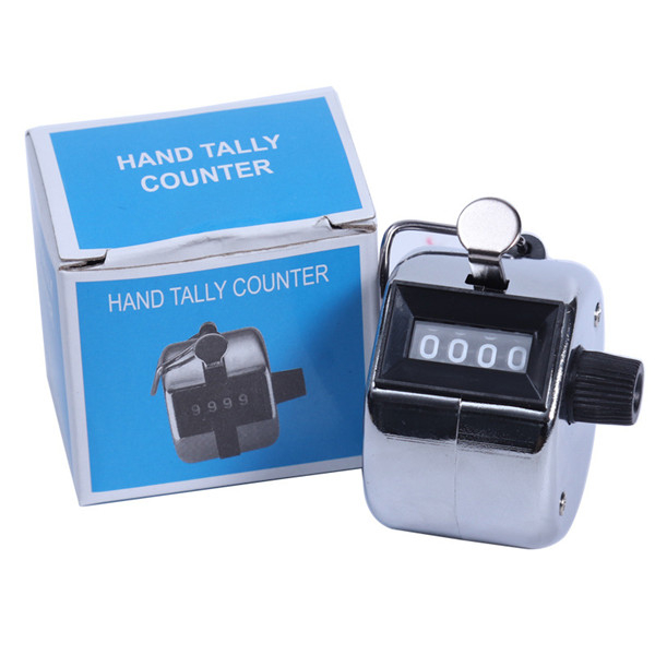 Classical Metal Handheld Tally Counter 4-Digit