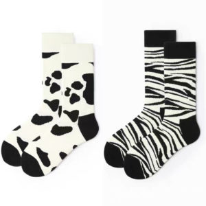 Creative Cow Zebra Stripe Dress Socks