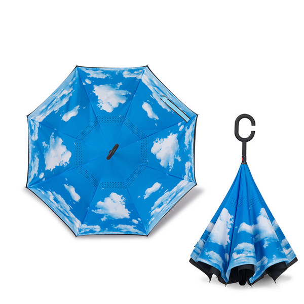 Double Layers Reversed  Inverted Umbrella