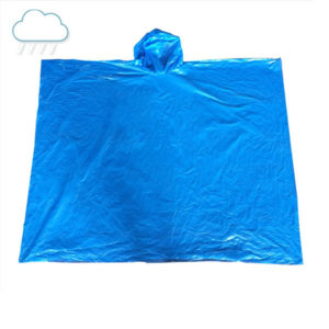 Disposable Rain Poncho Translucent