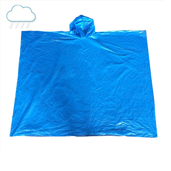 Disposable Rain Poncho Translucent