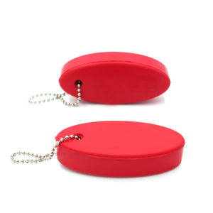 Soft Floating Oval Keychain Key Chain
