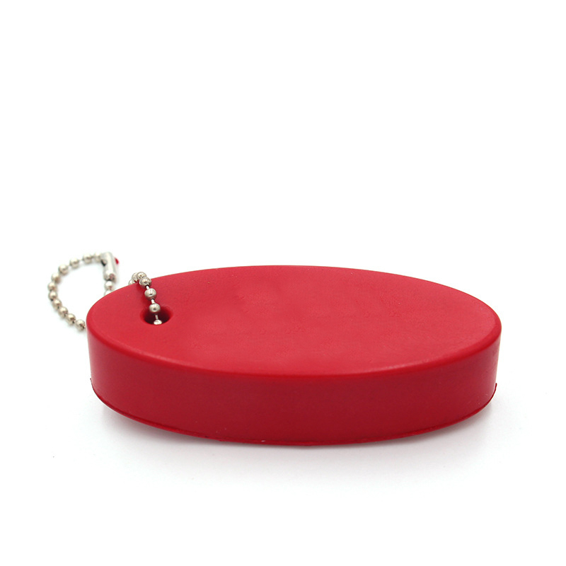 Soft Floating Oval Keychain Key Chain