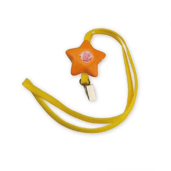 PU Star Shaped Stress Ball with Lanyard