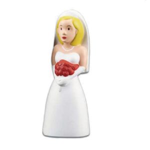 Custom Bride Figure Shape Stress Ball
