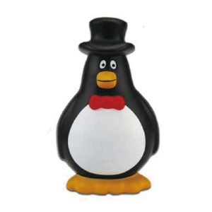 Custom Gentleman Penguin Stress Ball