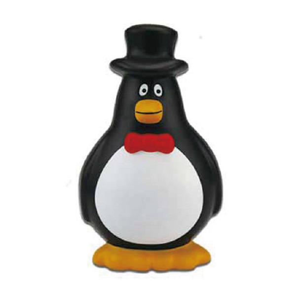 Custom Gentleman Penguin Stress Ball